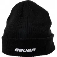 Bauer Muts Team Ribbed Knit Toque Beanie S24 (rood) Rood Sr.