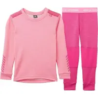 Helly Hansen Baselayerset Kids Lifa Merino Set Dragon Fruit-Maat 128