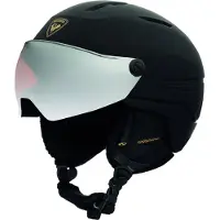 Rossignol - Dames skihelmen - Fit Visor Impacts W Black voor Dames van Wol - Maat 52-55 cm - Zwart