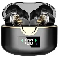 INF Draadloze Bluetooth 5.0-hoofdtelefoon met dubbele dynamische luidsprekers Black