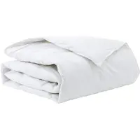 vidaXL Winter Duvet Wit 140 x 220 cm Veer