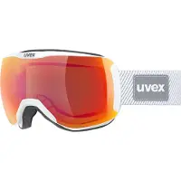Uvex Skibril Downhill 2100 CV S2 Planet White Shiny / Scarlet Green