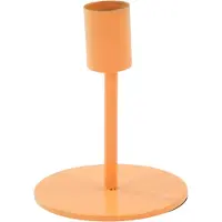 House Vitamin Candleholder basic metal neon orange 8x8x10cm