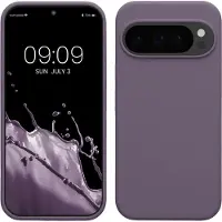 Kwmobile telefoonhoesje geschikt voor Google Pixel 10 / Pixel 10 Pro - Hoesje met siliconen coating - Smartphone case in Bleke iris