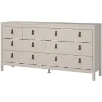 Ebuy24 Madrid kommode 8 lades cashmere.