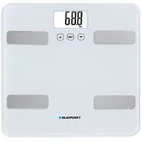 Blaupunkt BSM501, Elektronische personenweegschaal, 150 kg, 100 g, Wit, Vierkant, Touchscreen