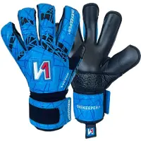 Onekeeper Vector Evolution Keepershandschoenen Kids Blauw Zwart Wit | 3