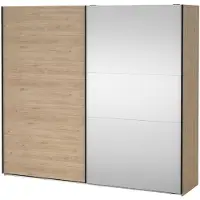 Ebuy24 Como schuifdeurkast 2 deuren 245x220cm eikdecor.