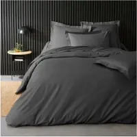 Promo Linge Effen Percale Dekbedovertrek - Luxe en Comfort Beddengoedset