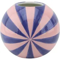 House Vitamin Vase flower vase swirl pink/violet 15x15x13,5cm