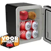 Teknikproffset Mini Koelkast - Koelen en Verwarmen - Skincare fridge - 12v Auto aansluiting - MFR404