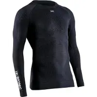 X-Bionic - Thermokleding - X-Bionic Energy Accumulator 4.0 Shirt LS Men Opal Black Arctic White voor Heren - Maat S - Zwart
