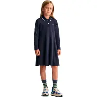 Gant 751135 Lange Jurk Met Lange Mouwen