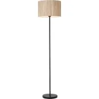 Searchlight Vloerlamp Meadow, hout licht, Woon-/ Eetkamer, metaal, vloerlamp