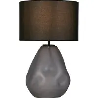 Searchlight Schemerlamp Devon zwart met kap