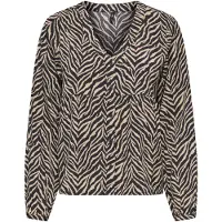 ONLY Blouse 'ONLNova' beige / zwart
