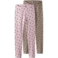 TWO SOON Leggings olijfgroen / pastelroze / zwart