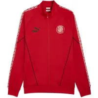 Puma Trainingsjack 'Girona FC KING Anthem' bloedrood / zwart / wit