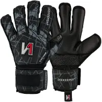 Onekeeper Vector Evolution Keepershandschoenen Kids Zwart Grijs Wit