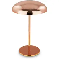 Briloner LED tafellamp op accu Brilo unplugged Caxa, koperkleurig dimbaar, koper, metaal