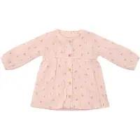 Little Dutch korte jurk roze Meisjes Katoen Ronde hals All over print - maat 62