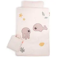 Done by Deer Bedlinen Baby Se Gots Jelly & Wally 70x80 Cm Roze Kinderen