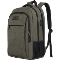 TRVLMORE Rugzak - 36L - 17,3 inch - Laptop Rugtas - Schooltas - Unisex - Spatwaterdicht Groen