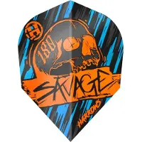 Harrows Savage Orange Blue NO6 - Dart Flights