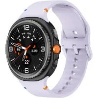 Strap-it Siliconen bandje met gespsluiting geschikt voor Samsung Galaxy Watch 9 (40/44mm) / Watch 8 (40/44mm) / 8 Classic (46mm) - lichtpaars