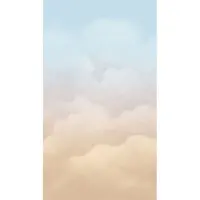 Overig Fotobehang In The Clouds - Blauw - Oranje - 2,80 M X 159 Cm