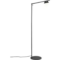 Nordlux Contina-vloerlamp-G9-opaal glas/zwart