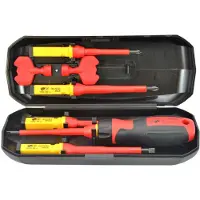 AWTOOLS Serie - Isolerende Schroevendraaierset - 1000V - Staal S2 - VDE Gecertificeerd