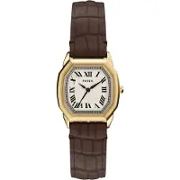 Fossil Analoog horloge 'HARLOW' bruin / goud / wit