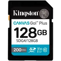 Kingston Technology Canvas Go! Plus 128GB SDXC Canvas Go Plus Gen4 200MB/s C10 UHS-I U3 V30