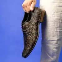 Lureaux Bronze Miracle - - Nette Kleurrijke Schoenen Met - Of Zonder - Print - Heren