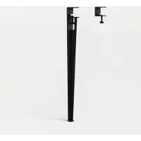 TIPTOE Tafelpoot - 75 cm + Muurbeugel Graphite Black