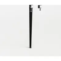 TIPTOE Counter Tafelpoot - 90 cm + Wandbeugel Graphite Black