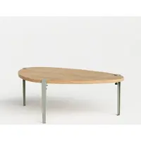 TIPTOE Pebble Koffietafel - 120 x 75 cm Eucalyptus Grey