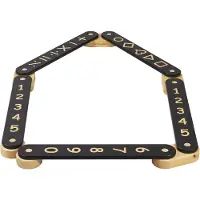 Meowbaby Beam 5-elements Wooden Balance Board Sensoric Zwart