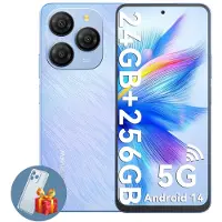 Blackview Shark 9 5G (NFC - 6,67''- 256 GB, 8 GB RAM) Blauw, Smartphone