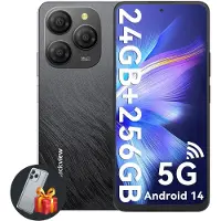 Blackview SHARK 9 Smartphone - 5G DUAL SIM - 24GB RAM 256GB ROM - Octa Core - Android 14 - 6.78 inch - 50MP - NFC - Zwart