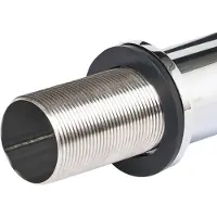 Beliani SALINAS - Enkele wastafelkraan - Zilver - 30 cm - Messing