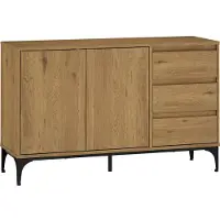 En.casa Dressoir Kistiandi 120x40x76 cm donker eiken []