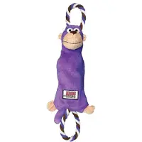 Kong tugger knots monkey aap paars - 11x9x34,5 cm