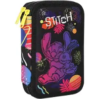 CoolPack - Tekenetui - Pennenetui - twee compartimenten, met accessoires, Stitch, Jumper 2