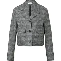Comma Blazers lichtgrijs / grijs gemêleerd