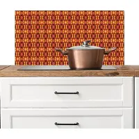 KitchenYeah Spatscherm keuken 80x40 cm - Kookplaat achterwand Retro - Disco - Hippie - Multi - Muurbeschermer - Spatwand fornuis - Hoogwaardig aluminium