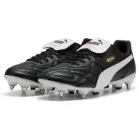 Puma Voetbalschoen 'King Top MxSG' geel / zwart / wit
