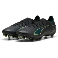 Puma Voetbalschoen 'Ultra 6 Match' petrol / lichtgroen / zwart