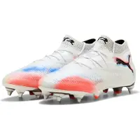 Puma Voetbalschoen 'Future 8 Ultimate' blauw / lichtrood / zwart / wit